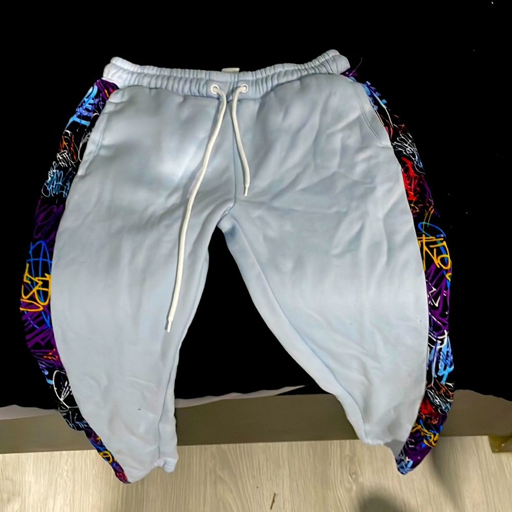 blue mtv sweatpants